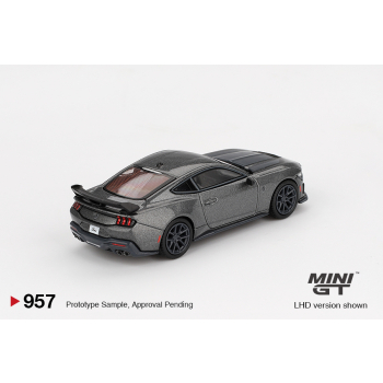 Ford Mustang Dark Horse 2024 Carbonized Gray - skala 1:64 - Mini GT